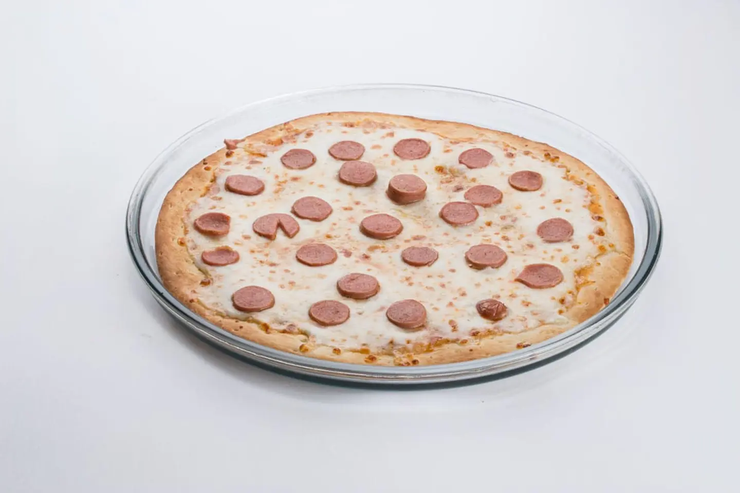 بيتزا نقانق ساده