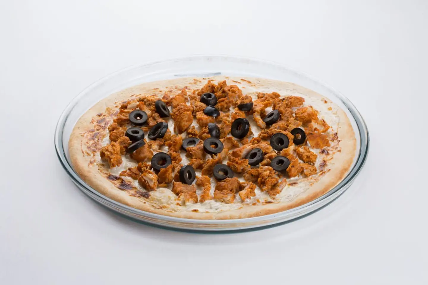 بيتزا دجاج جبن سائل