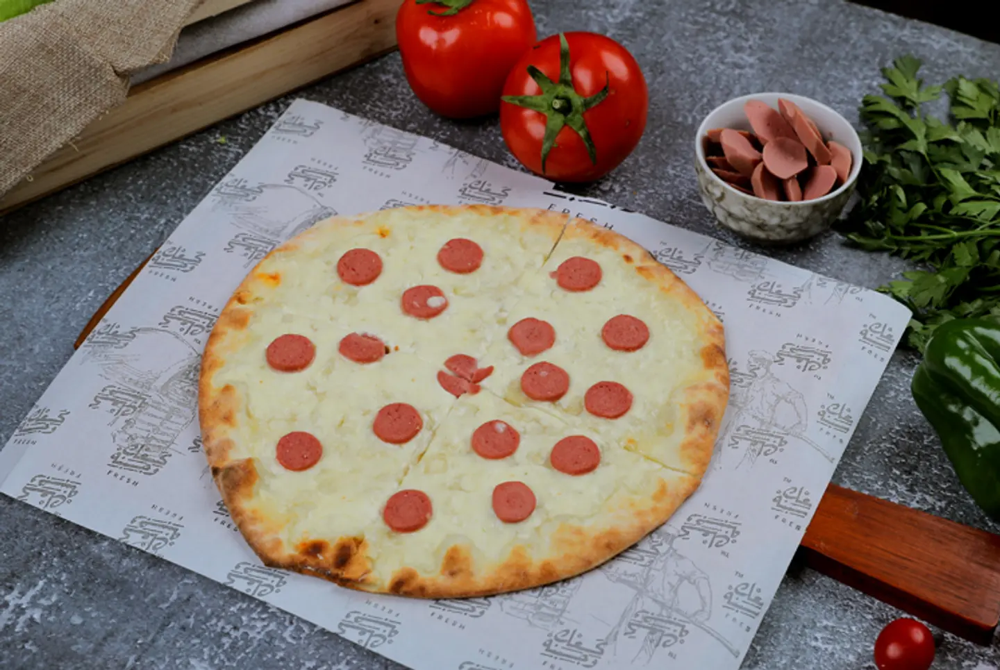 Cheese And Hot Dog Mankousheh