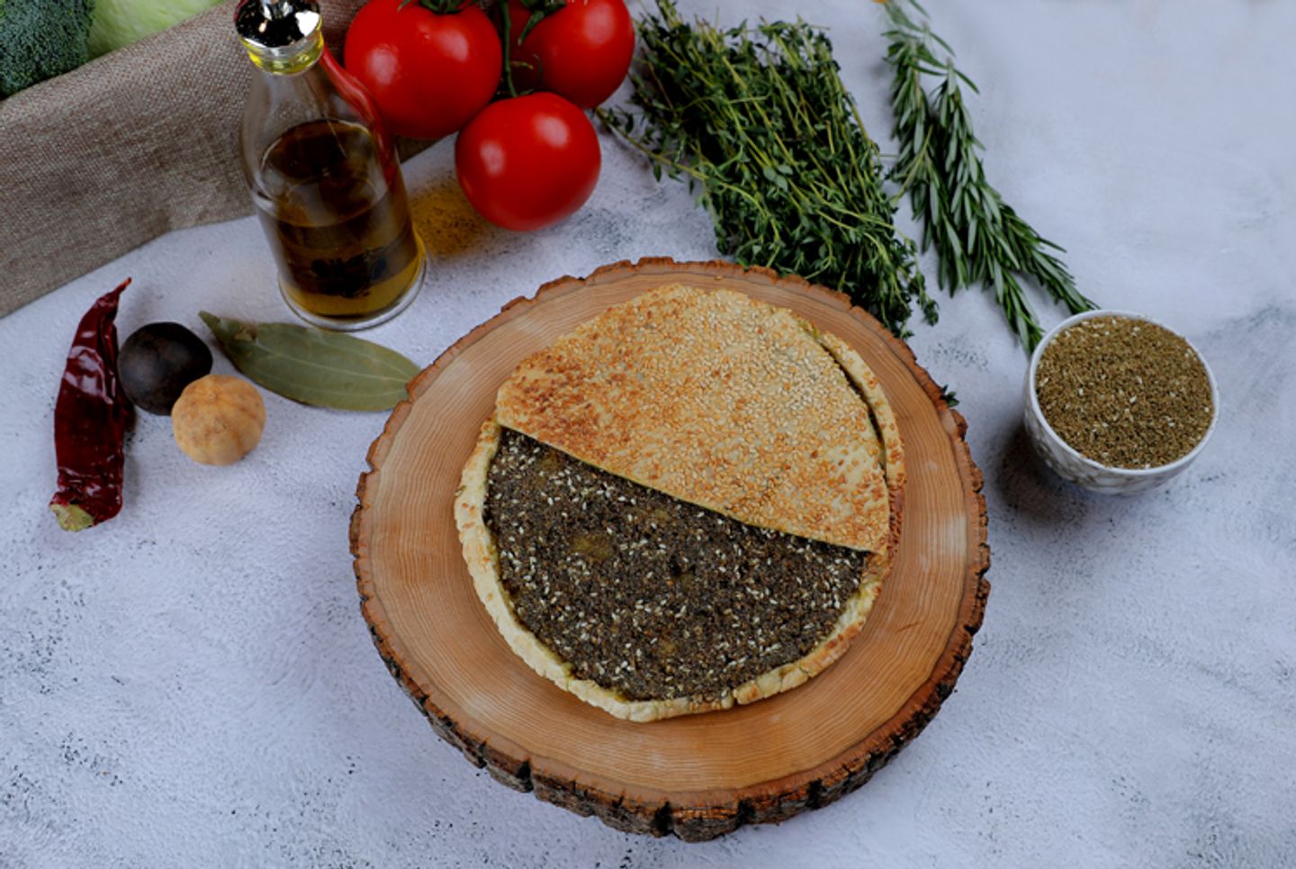 كعك زعتر
