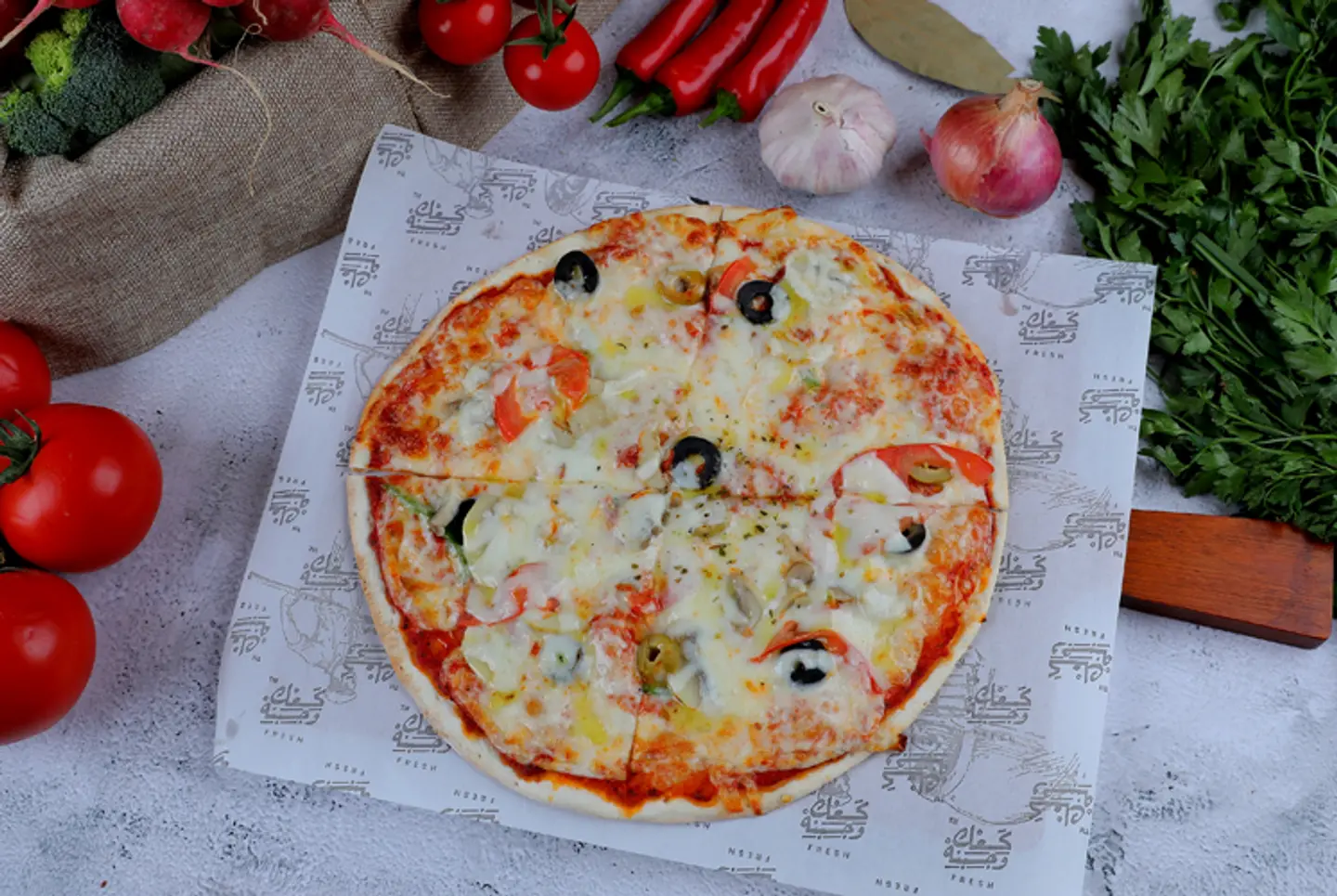 Vegetable Pizza
