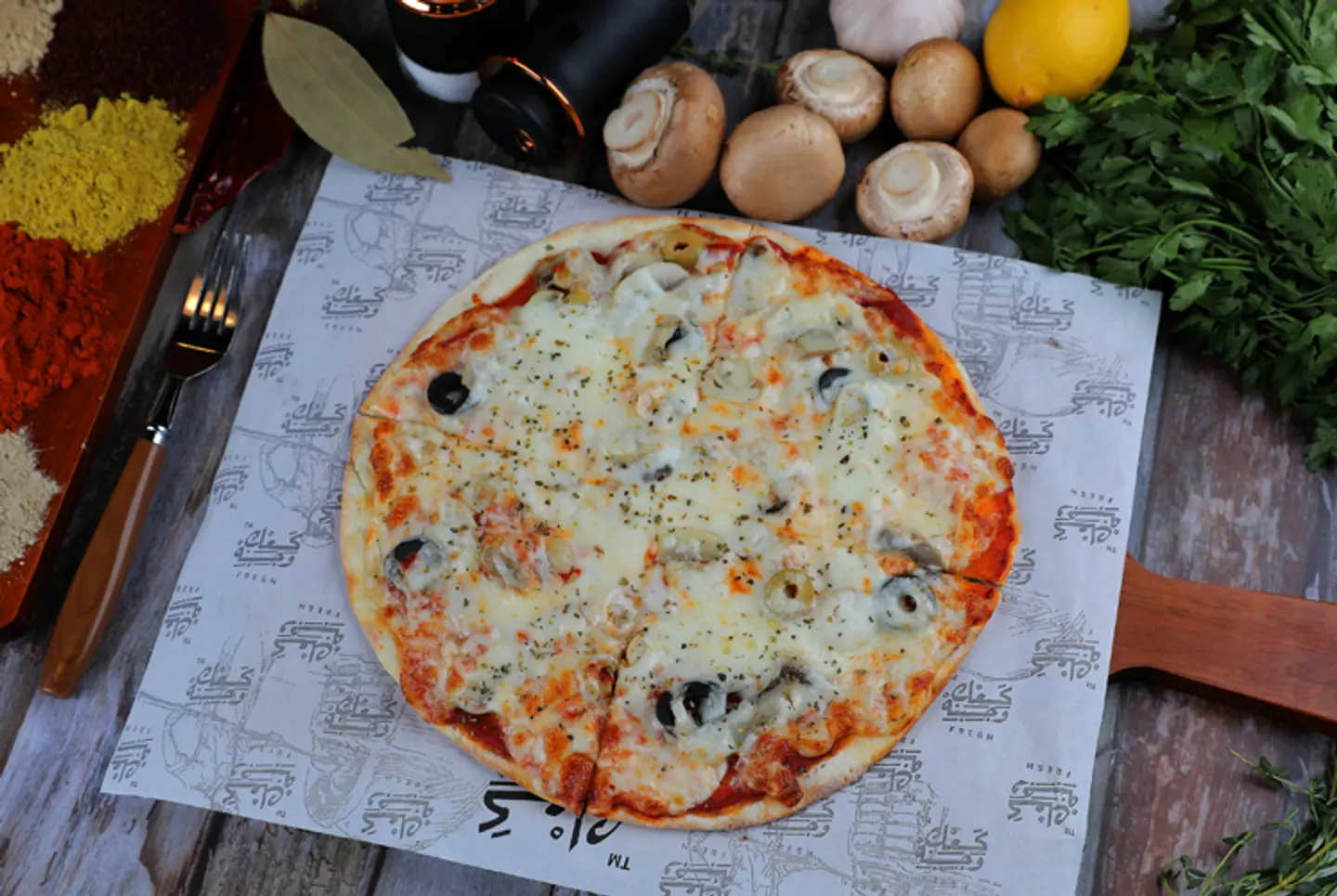 Mushroom Pizza