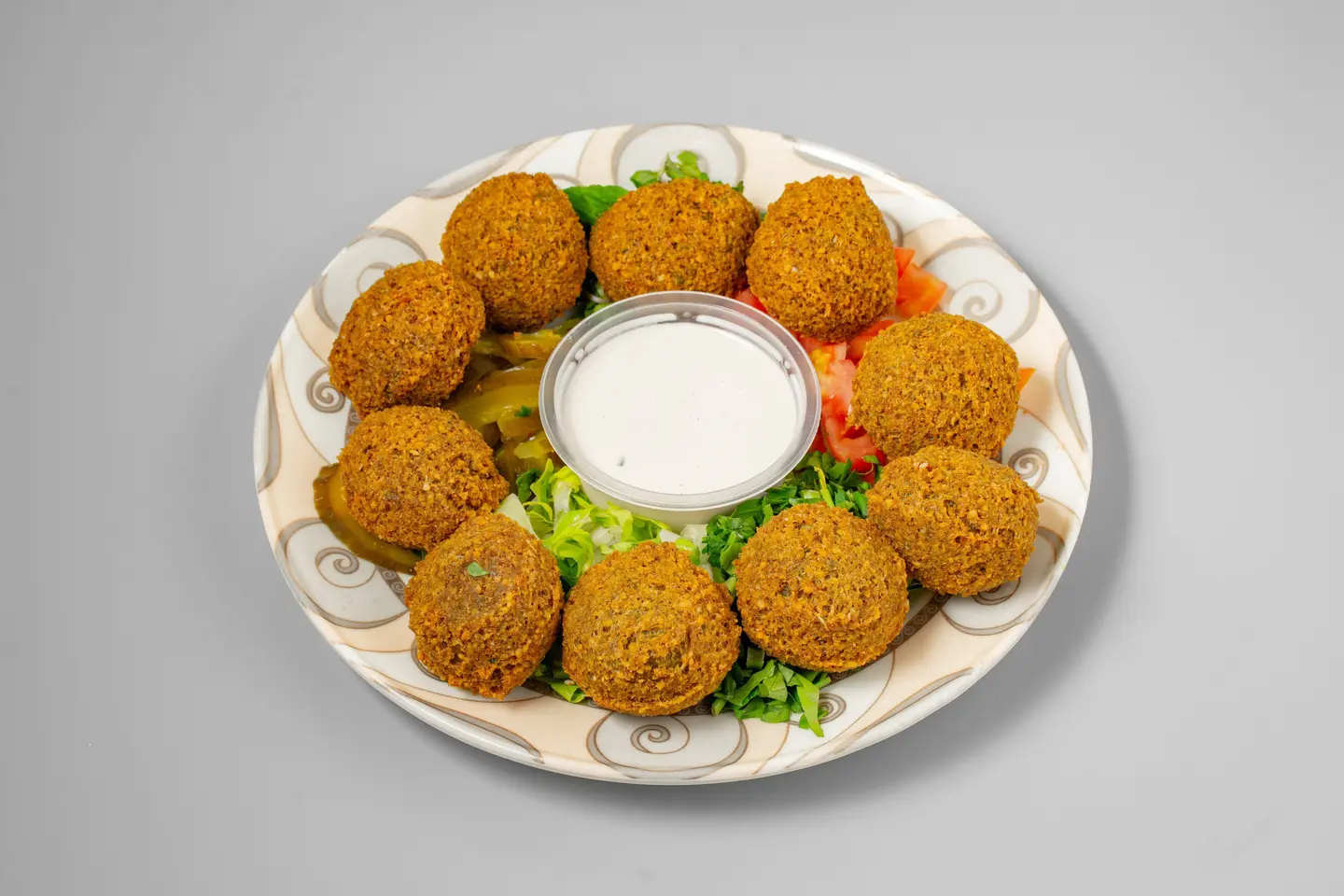 3 حبات فلافل محشي - صحن 10 حبات