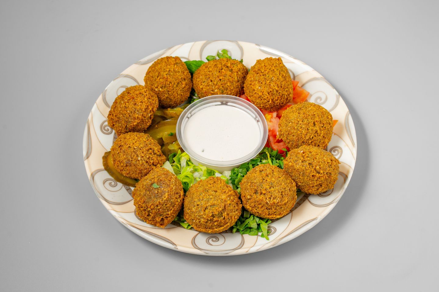 3 حبات فلافل محشي - صحن 10 حبات