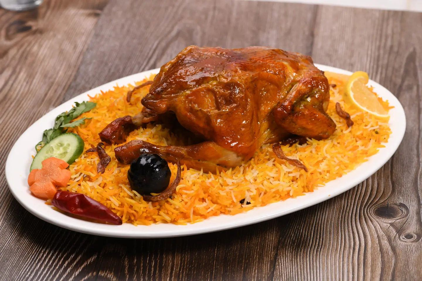 Half Chicken Grill - Shaebiun Rice