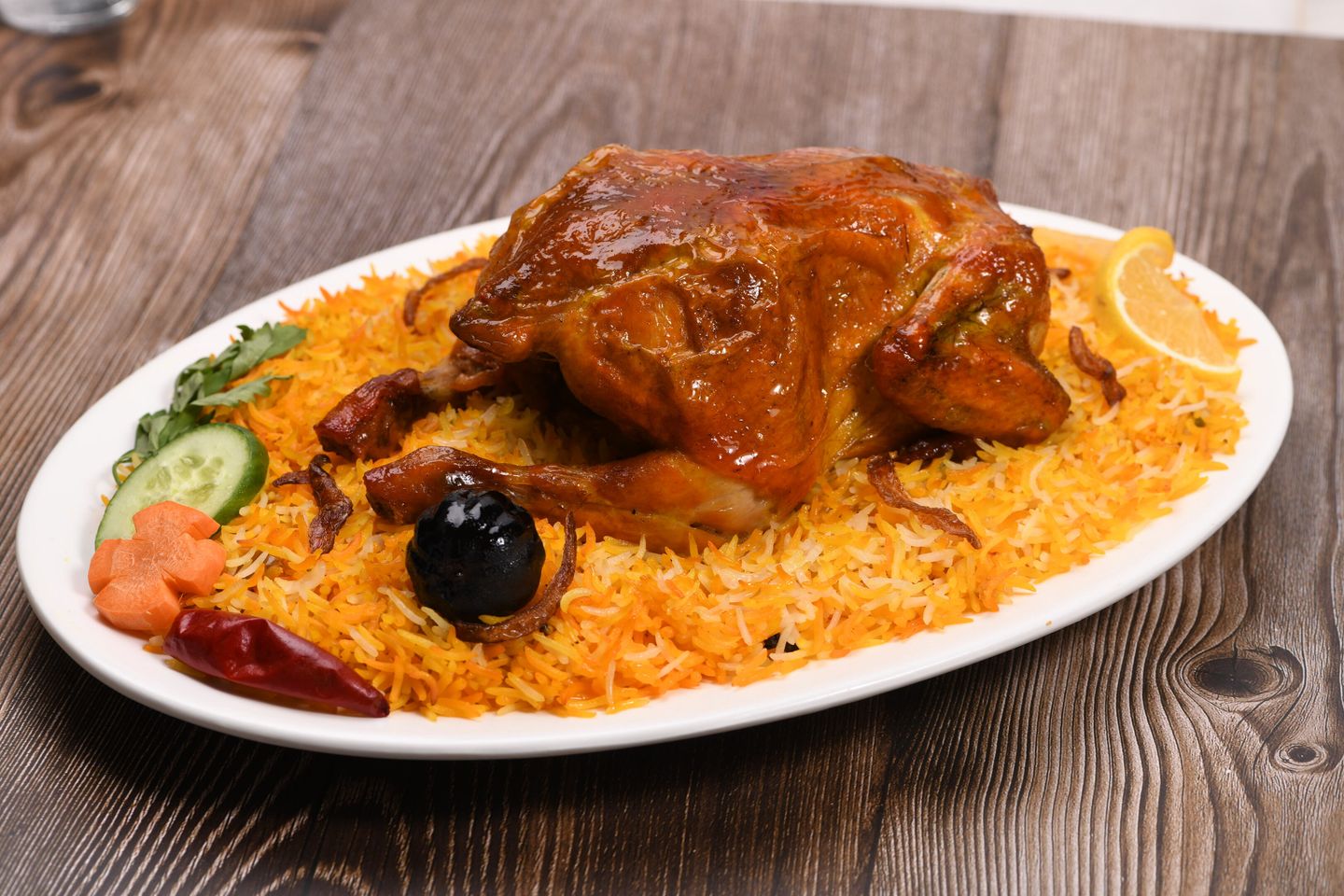 Half Chicken Grill - Shaebiun Rice