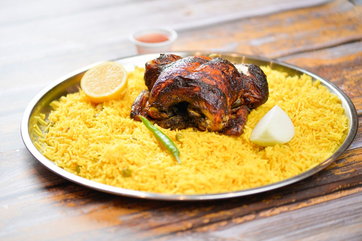 حبة دجاج شواية رز بشاور