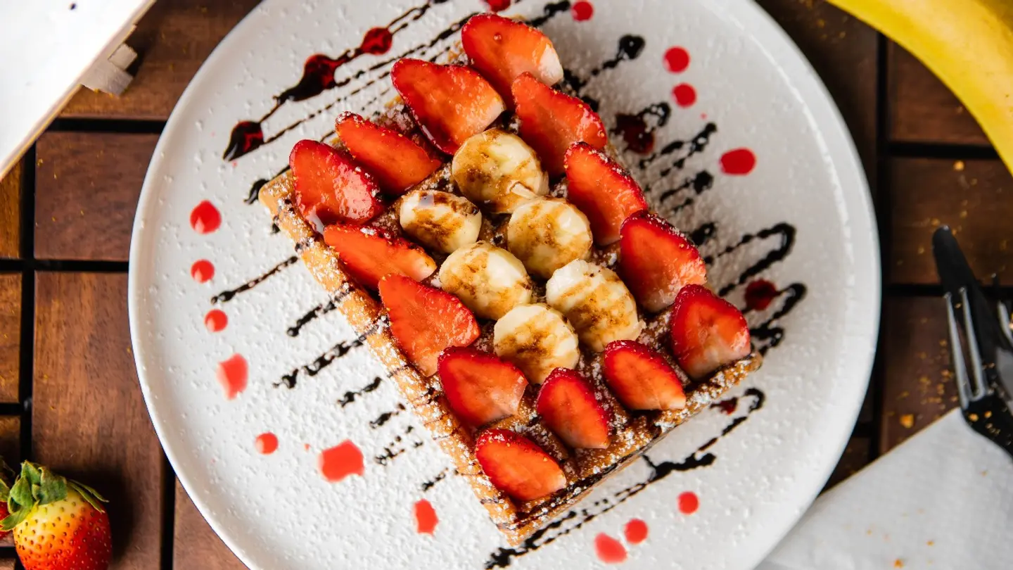 fruit waffle