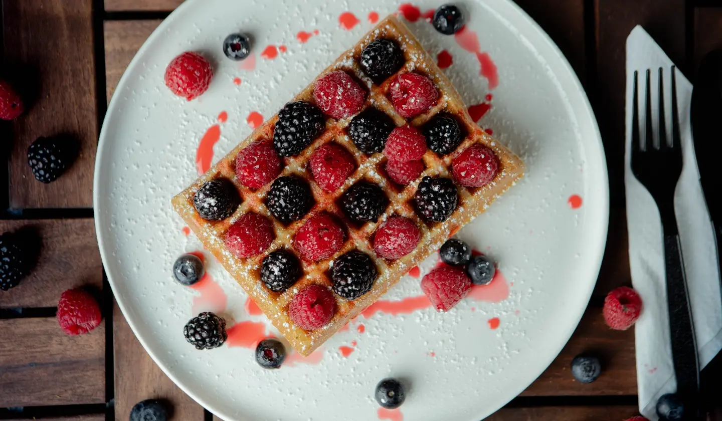 Mix Berry Waffle