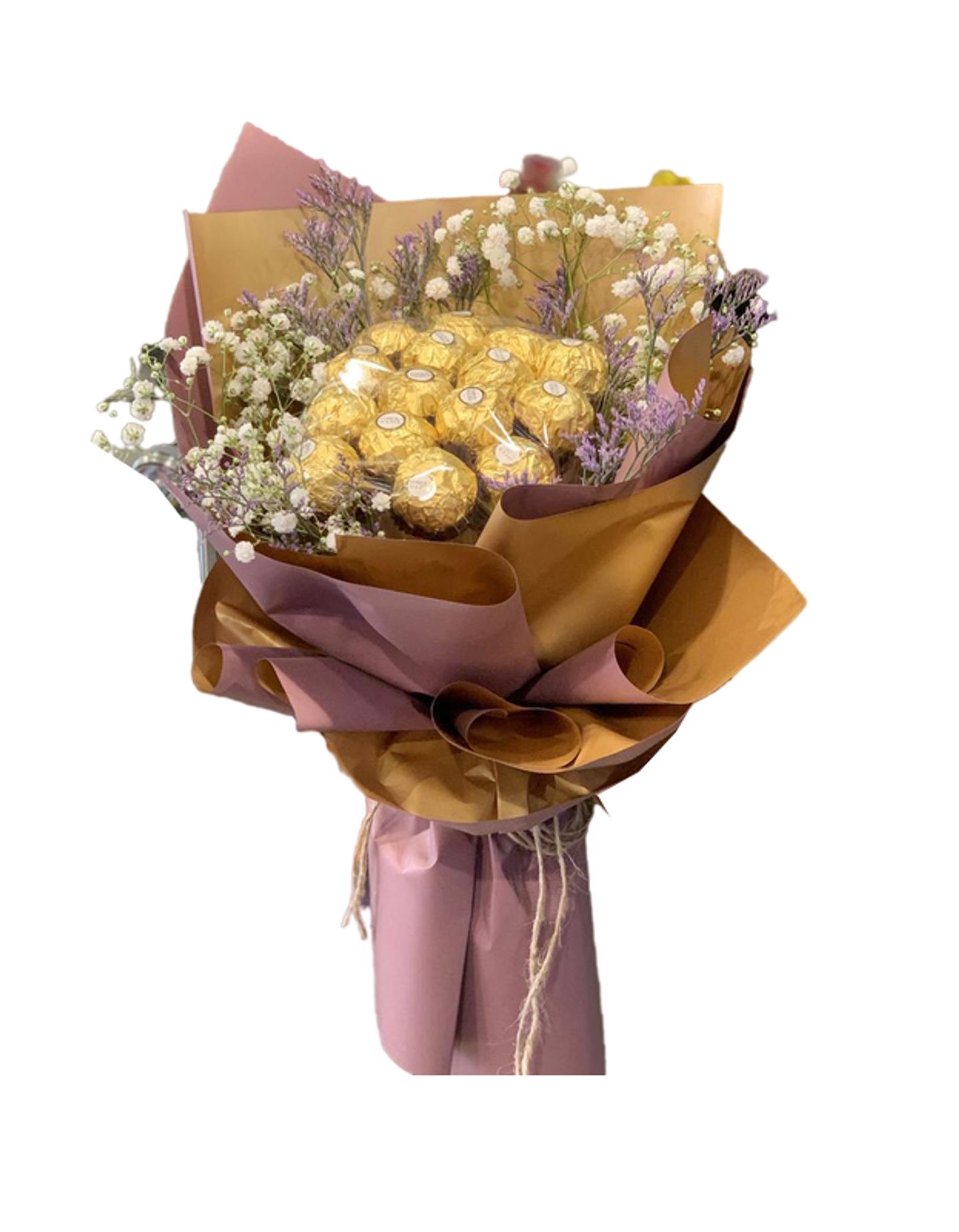 Flower Arrangement 5 With Ferrero Rocher