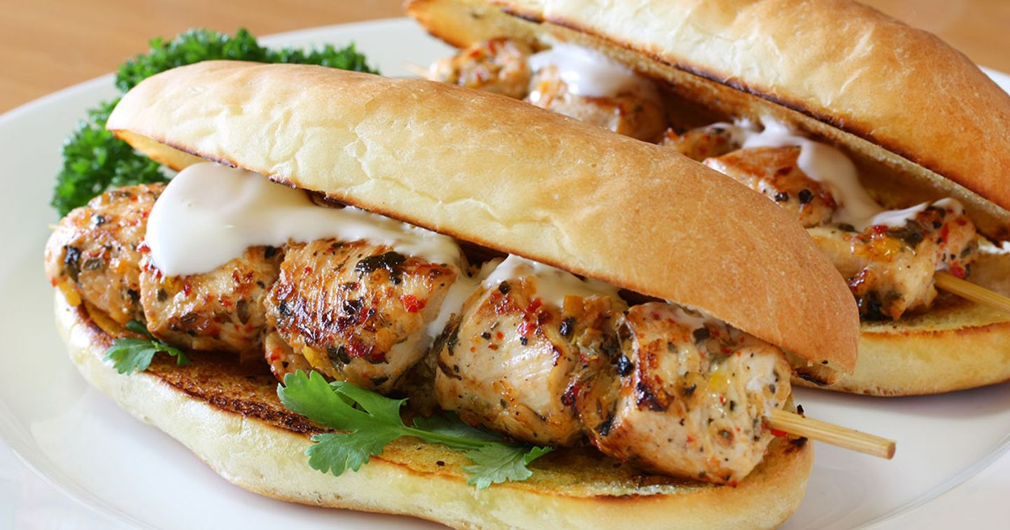 Shish Tawouk Sandwich