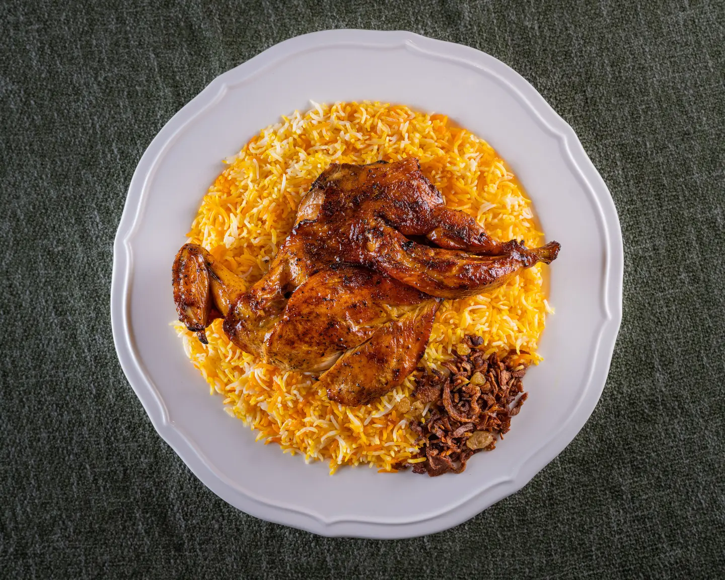 نص مظبي دجاج رز مندي