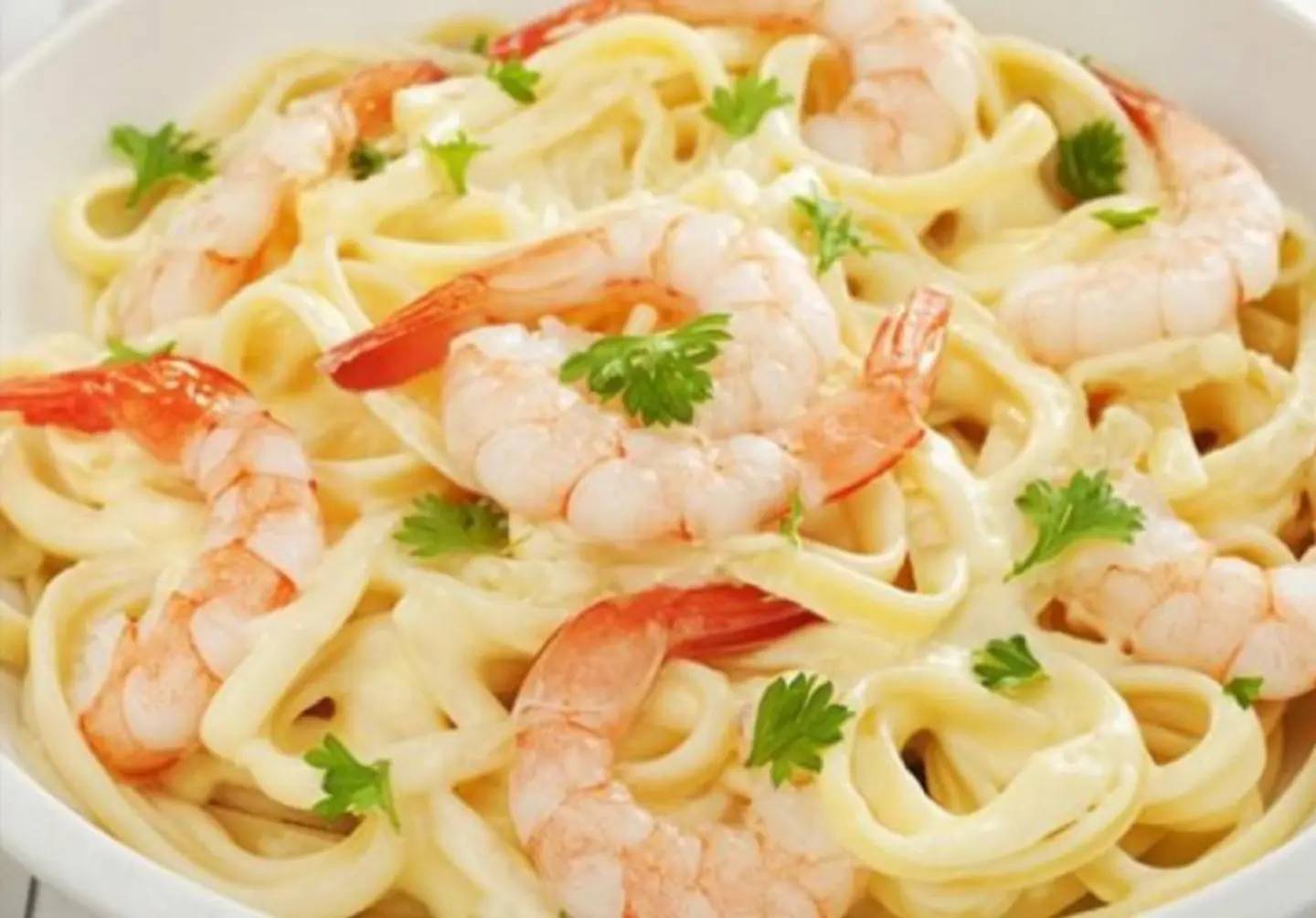 Shrimp Fettuccine Pasta
