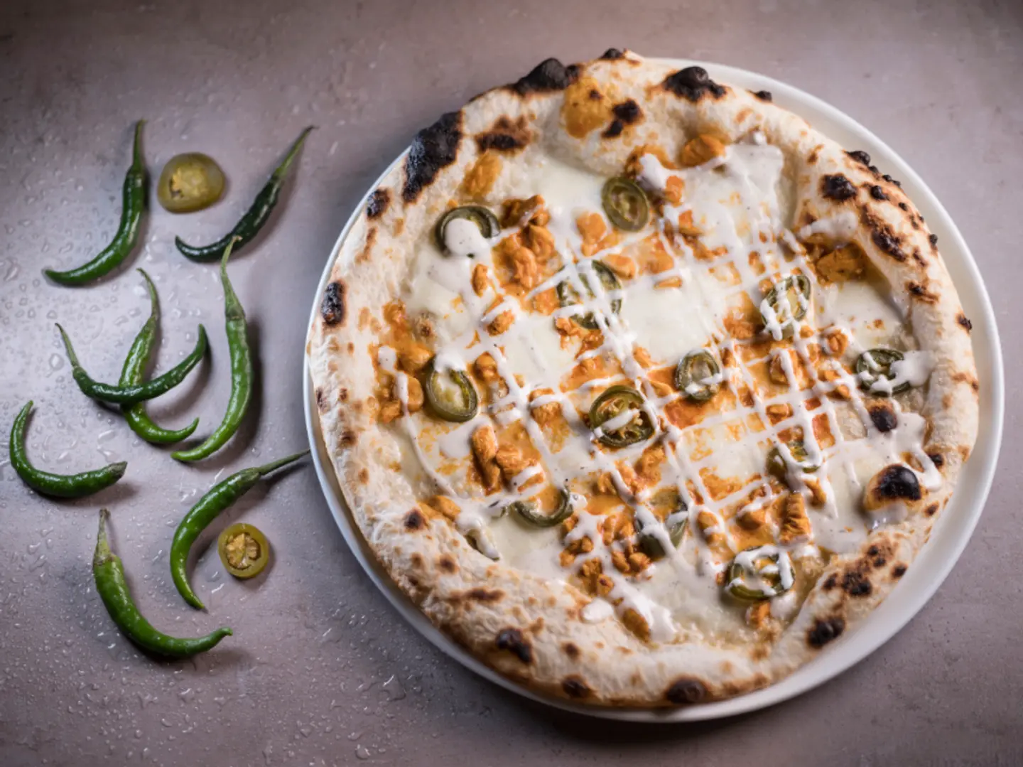 Ranch Spicy Chicken Pizza