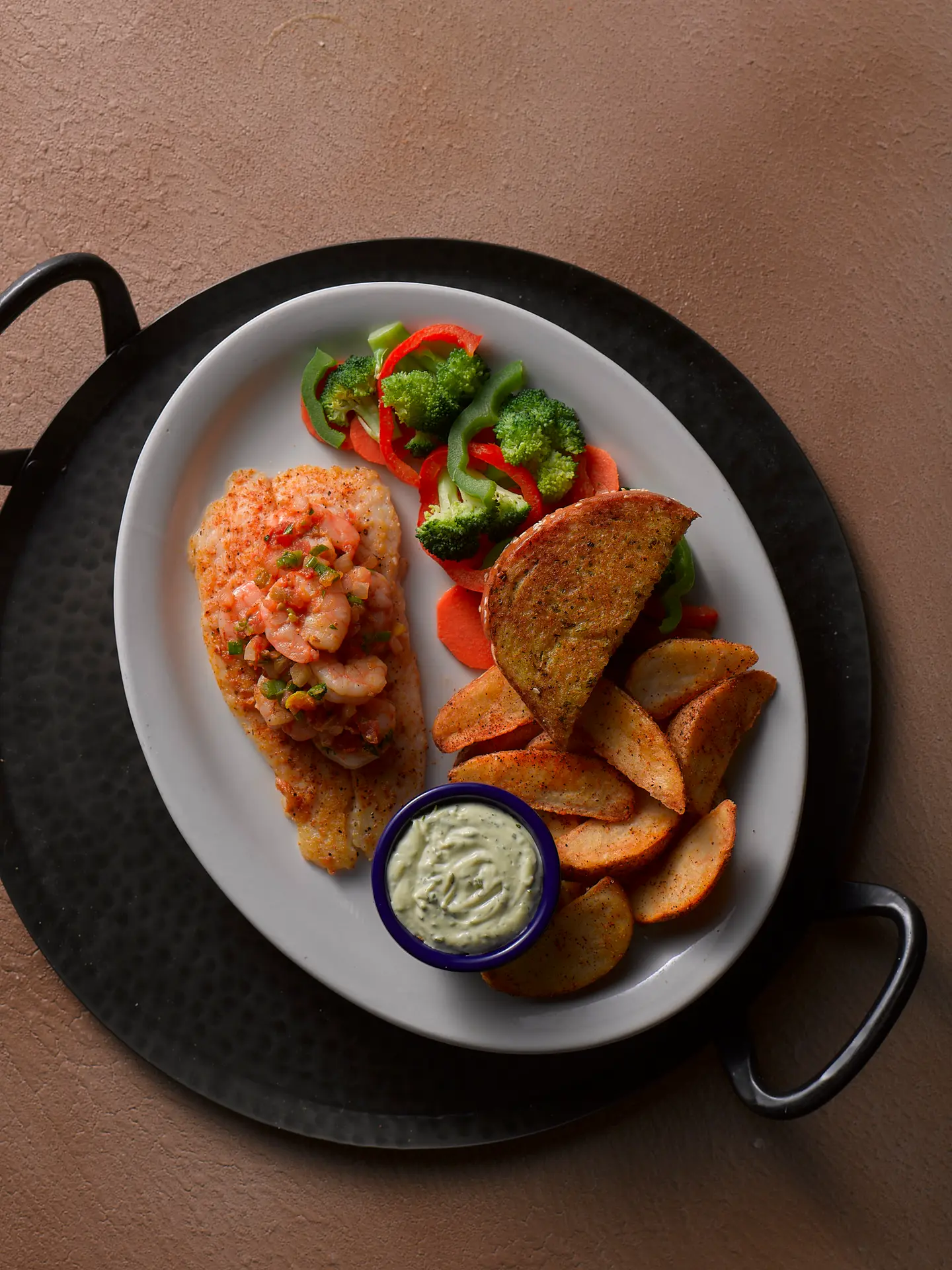 Fish And Shrimp Platter