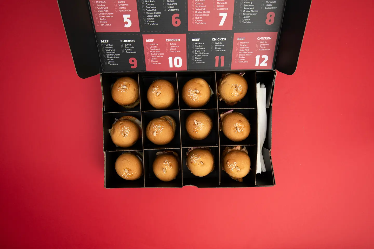 Fuddruckers Slider Box
