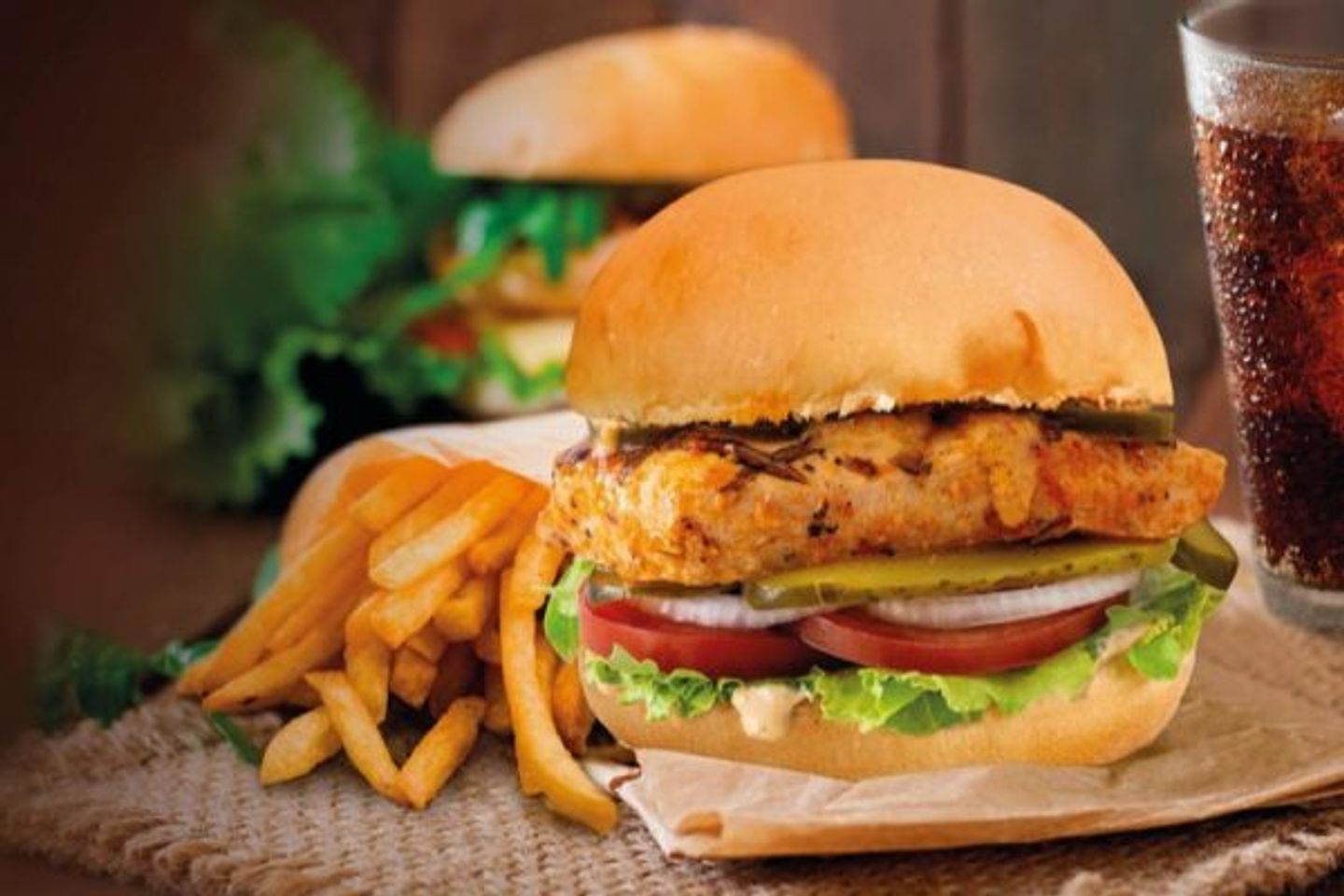 Single Chicken Burger Meal