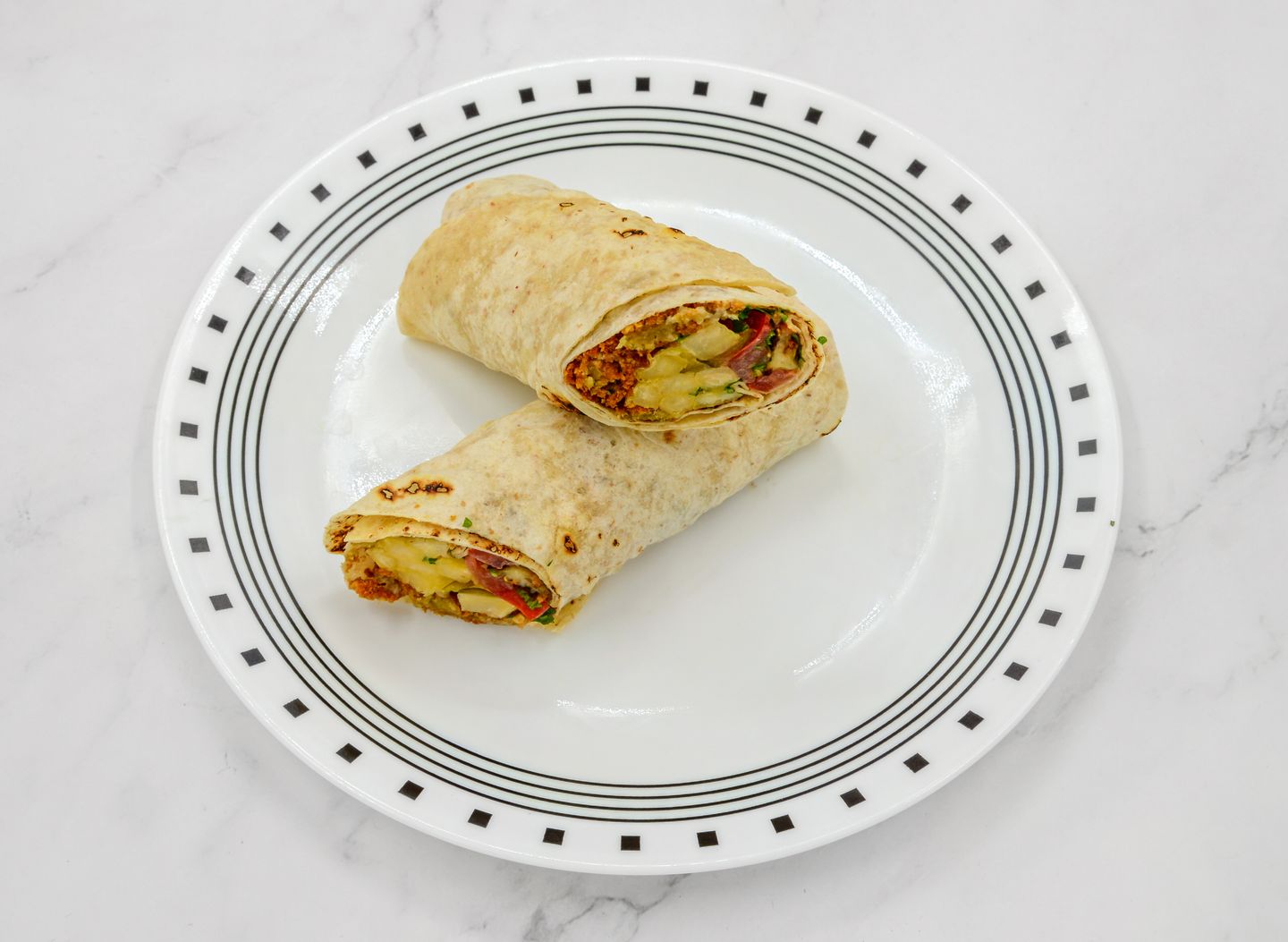 Plain Falafel Sandwich With Hummus