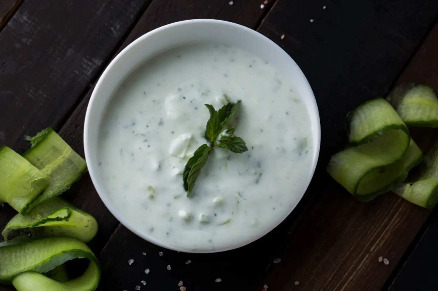 Cucumber with Laban Salad