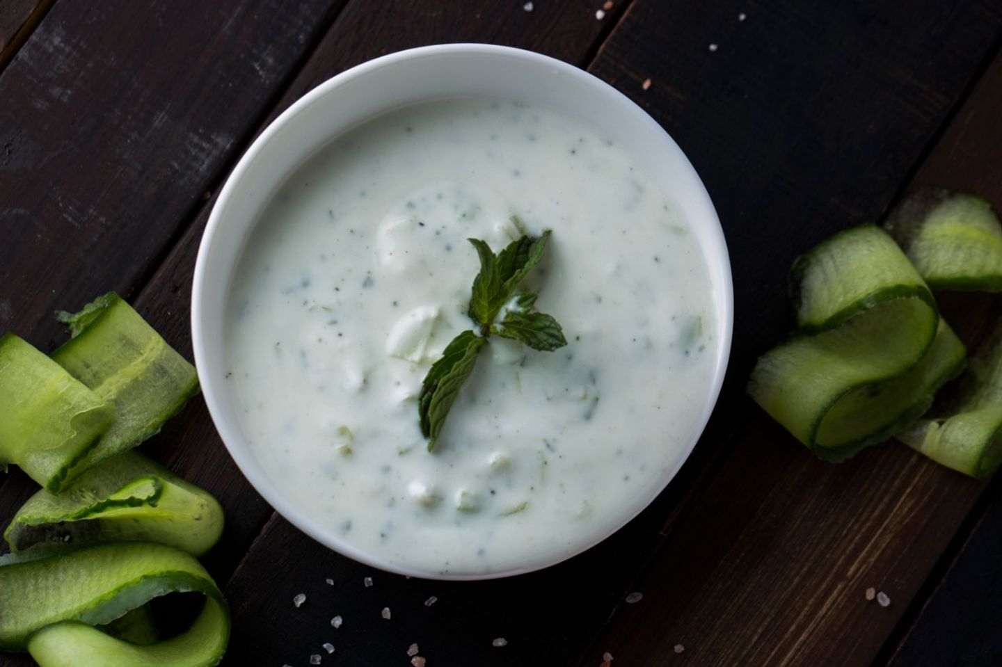 Cucumber with Laban Salad