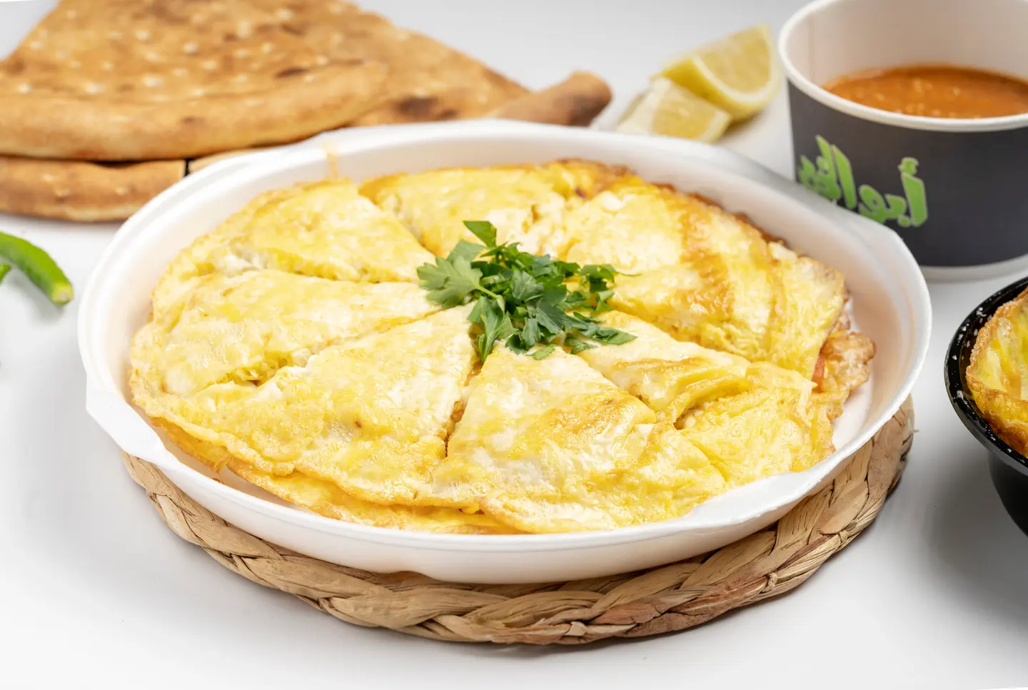 بيض طبقات لحم مفروم بلدي