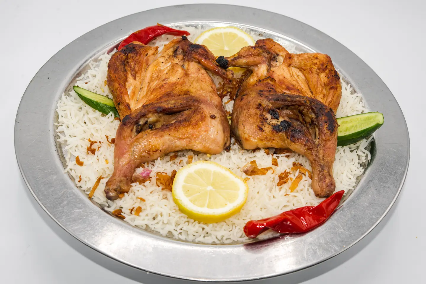 Chicken Madbi (Beshawer Or Mandi Or Mathlotha Rice) - Half