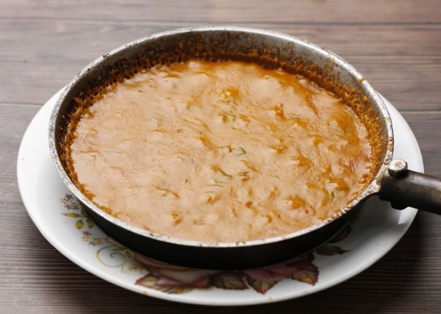 فول طاوة مع الزيت