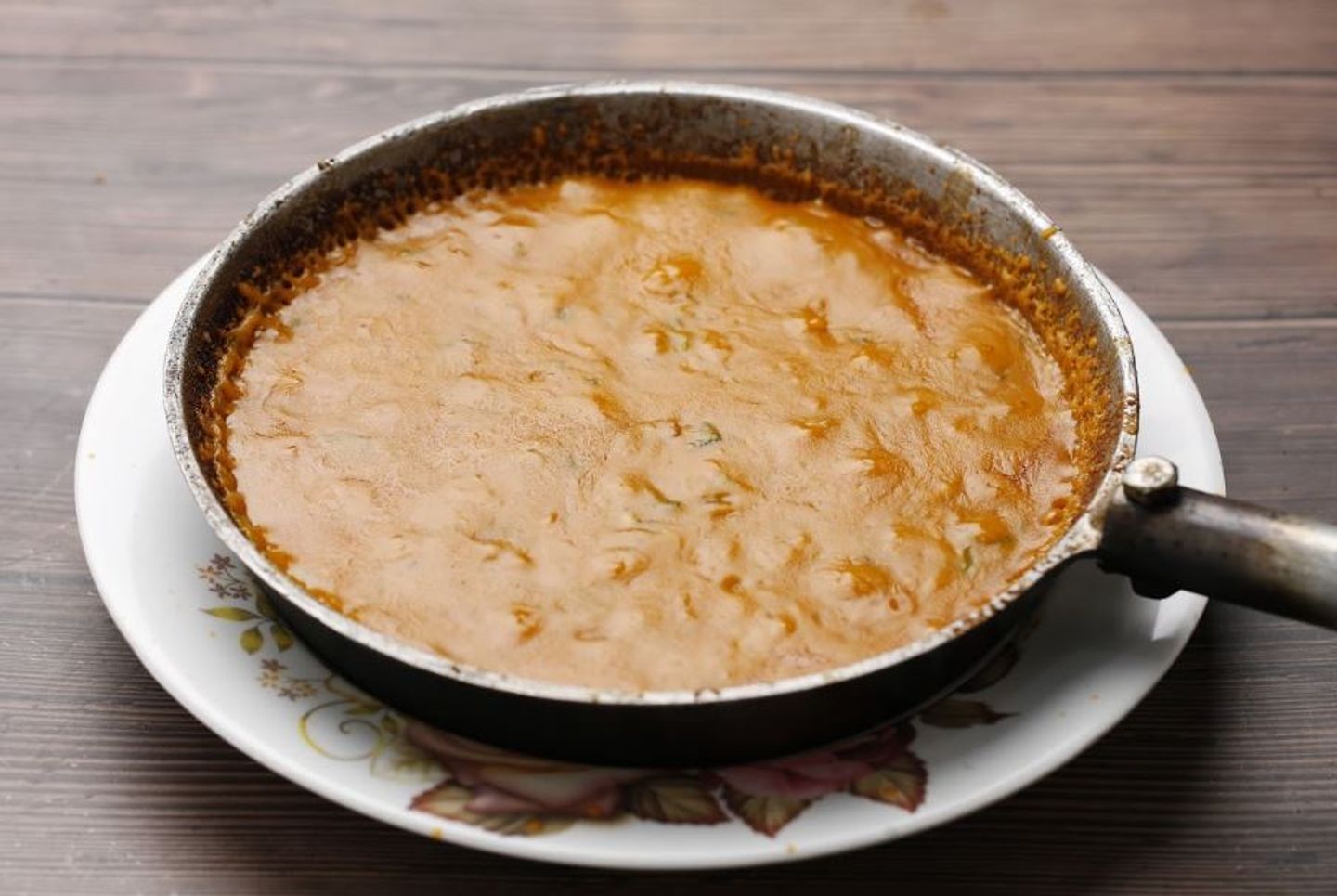 فول طاوة مع السمن