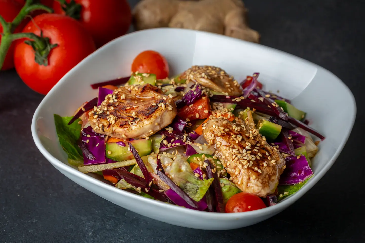 Chicken Ginger Salad