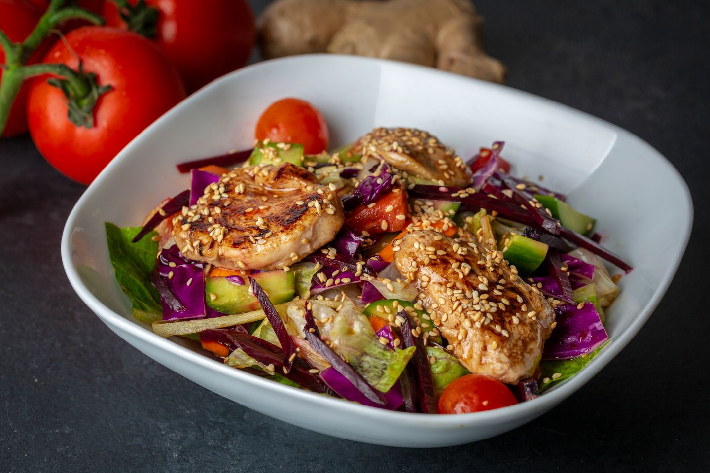 Chicken Ginger Salad