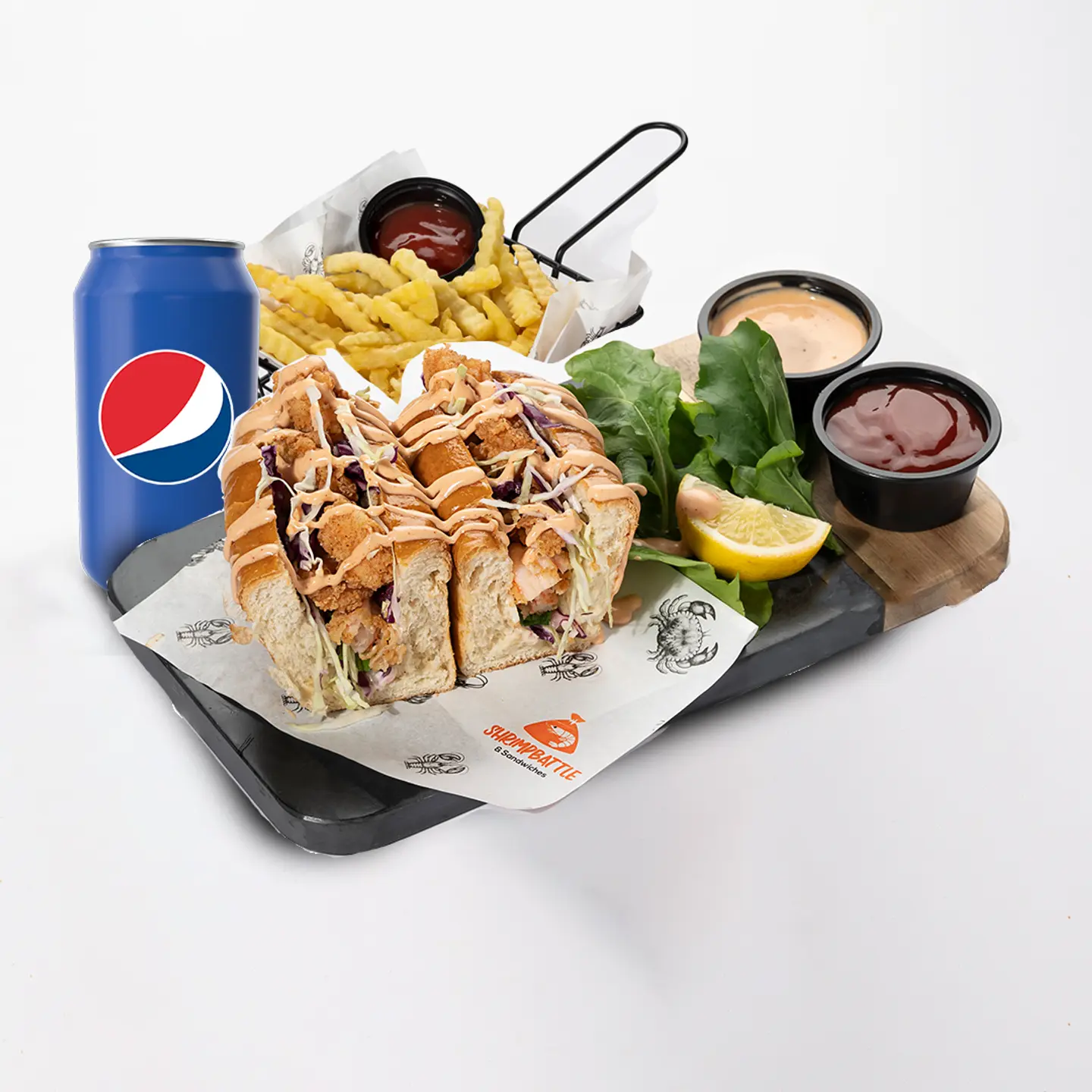 وجبه شرمب باتل