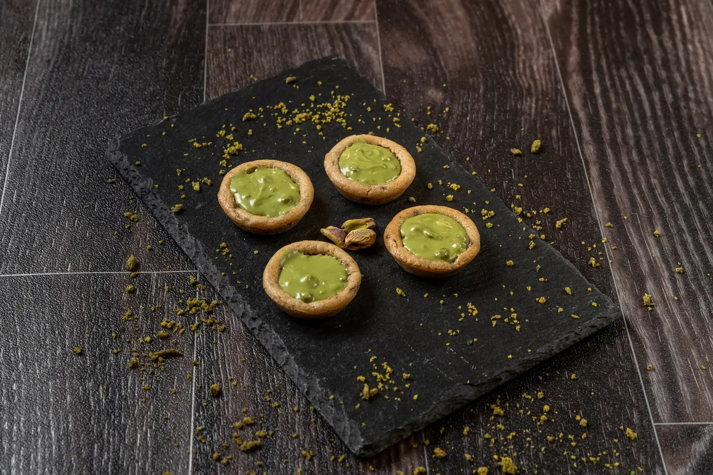 ميني تارت  - ميني تارت بيستاشيو