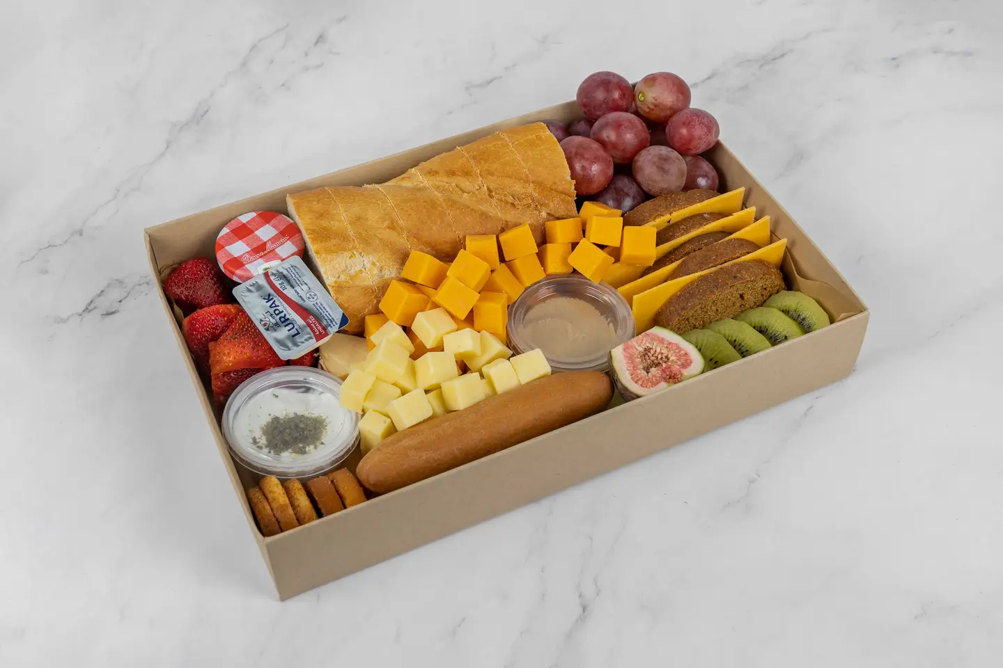 Large Fruits And Cheese Box