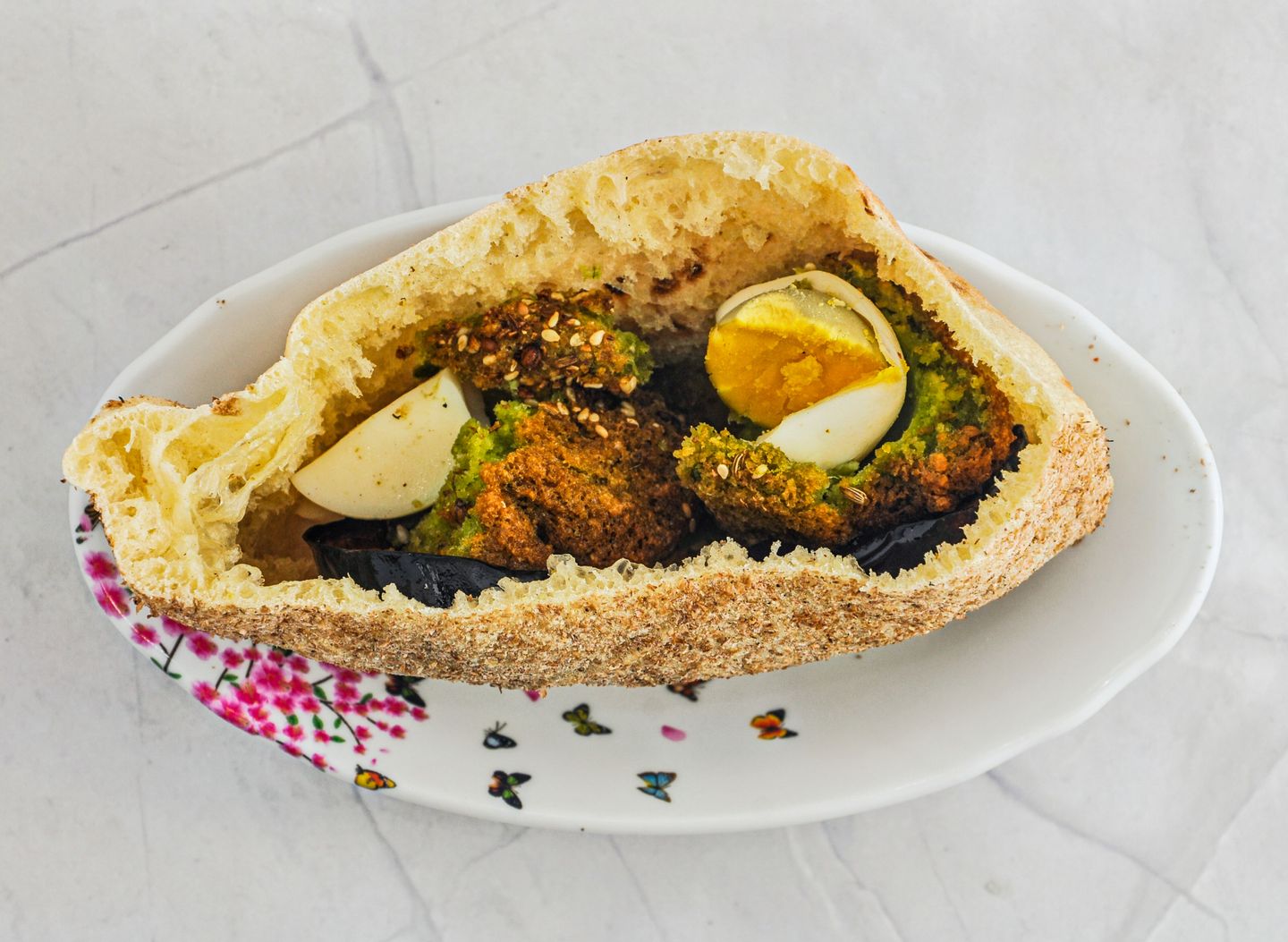 Stuffed Falafel Sandwich