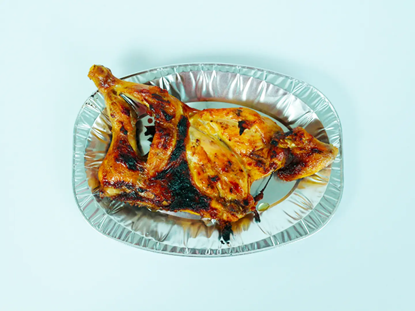Half Chicken On Charcoal Without Rice