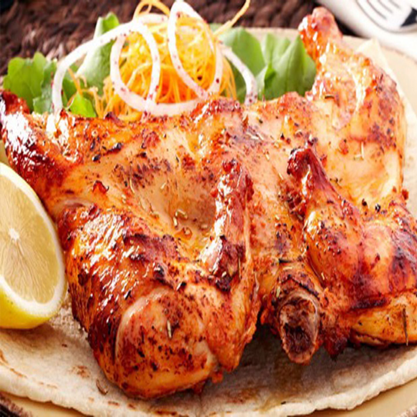 نص دجاج مسحب