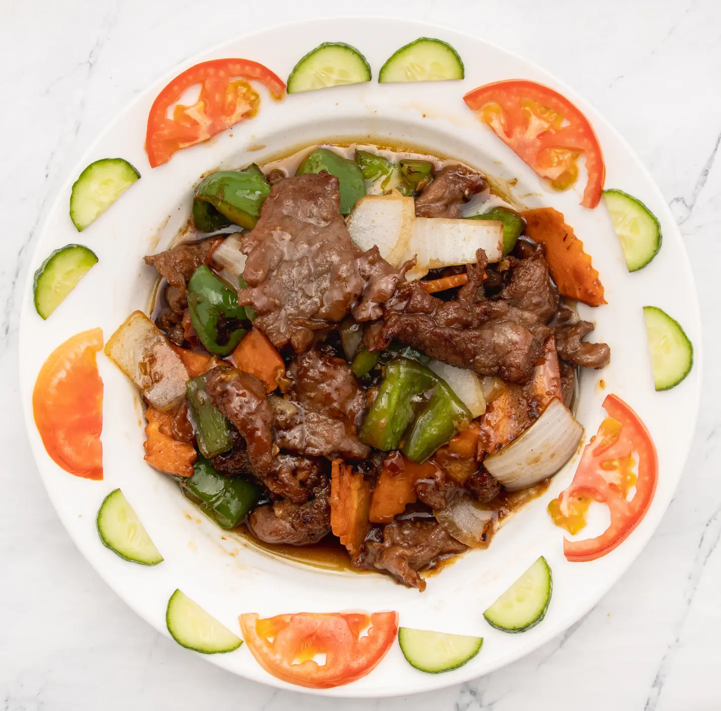 Beef With Green Pepper