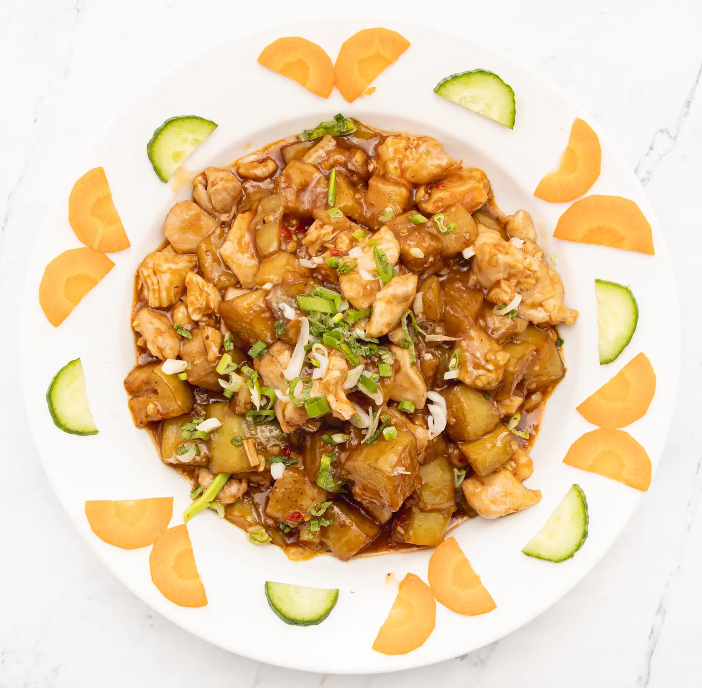Chicken With Eggplant