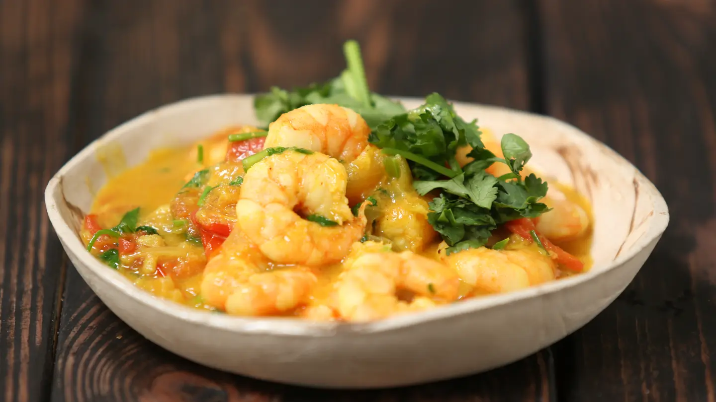 Shrimp With Curry
