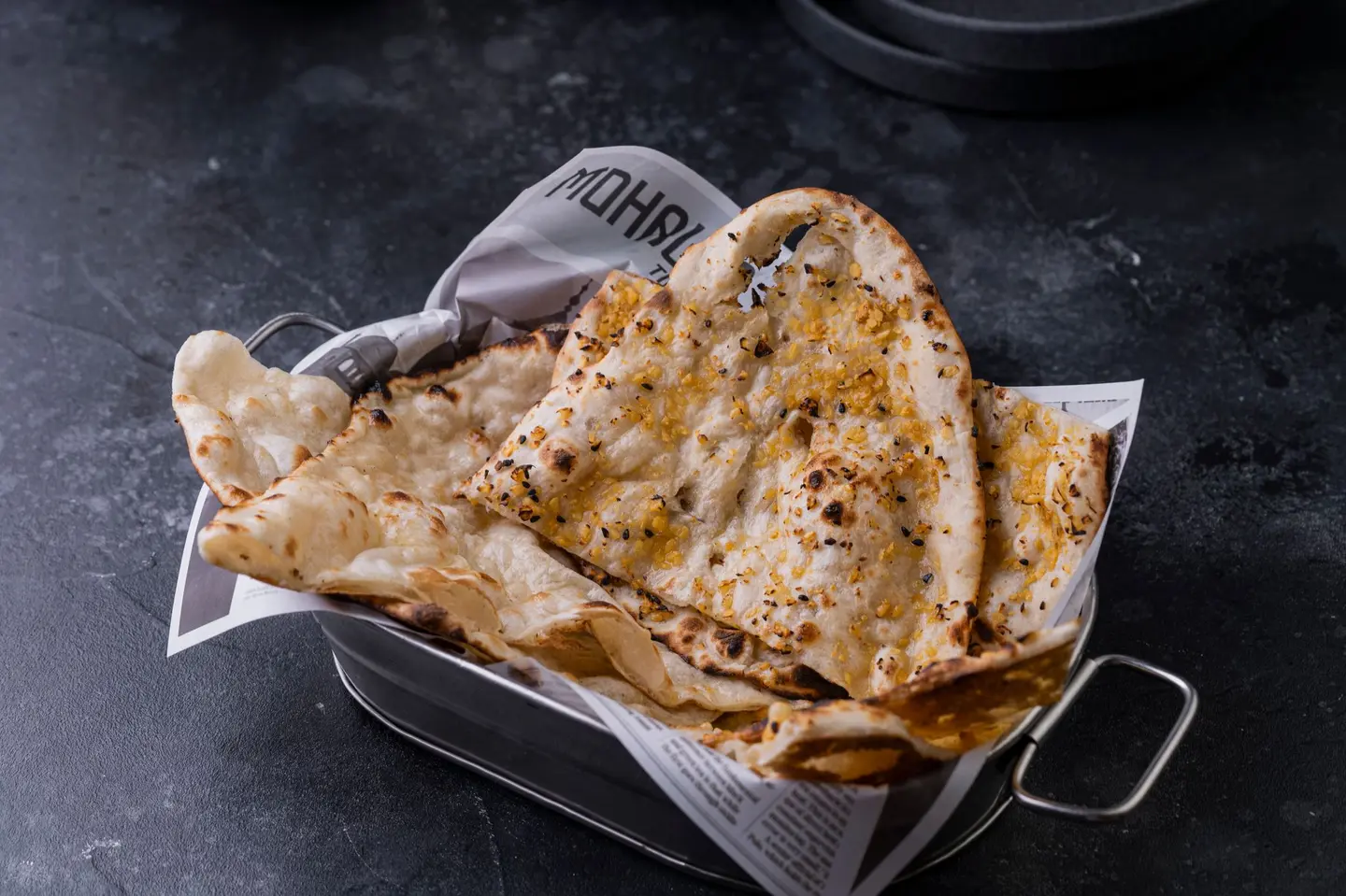 Naan Bread  - Garlic