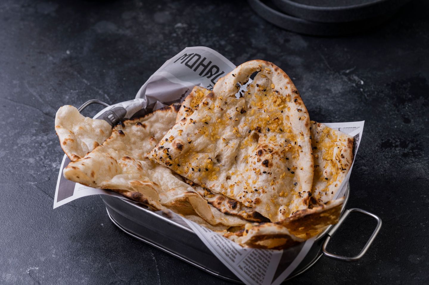 Naan Bread  - Garlic