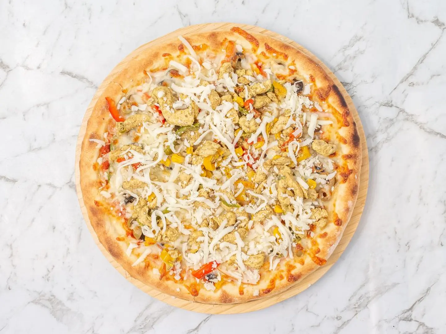 Large Fajitas Chicken Pizza - Pizza