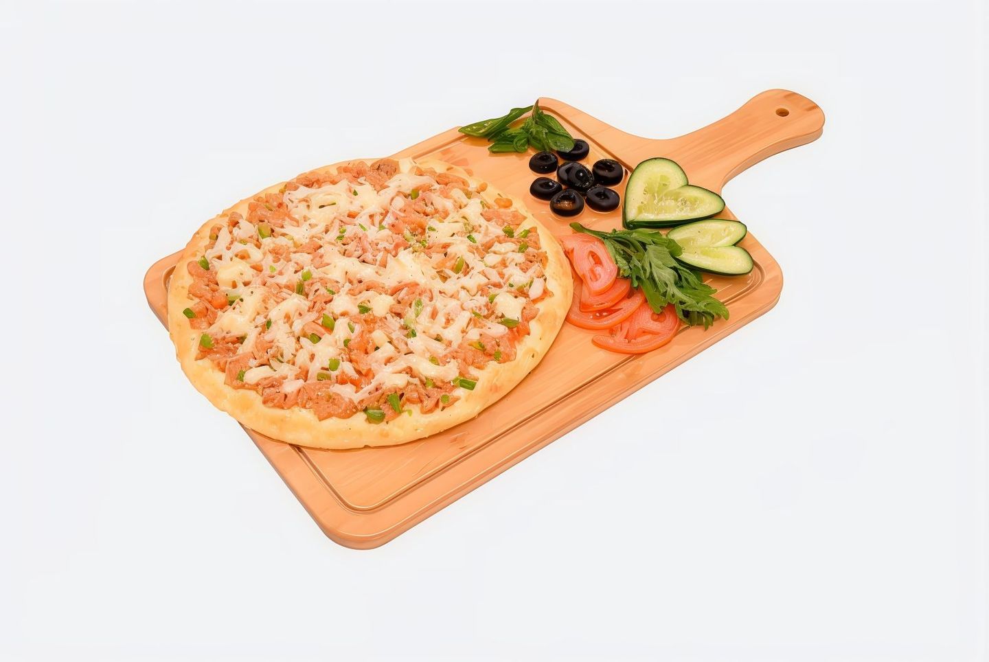 Tuna W/ Vegetables And Cheese