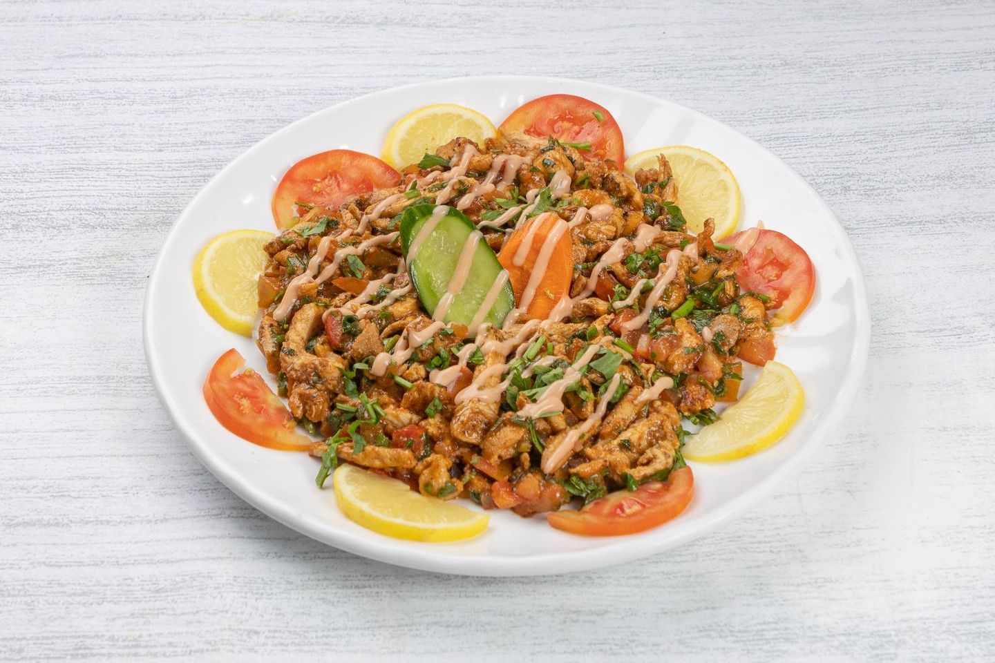 شوربة خضار مشكل بالدجاج