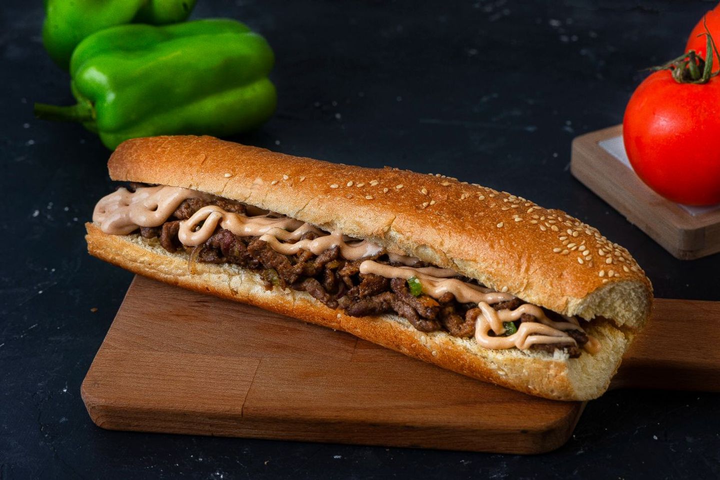 Meat Fajita Sandwich