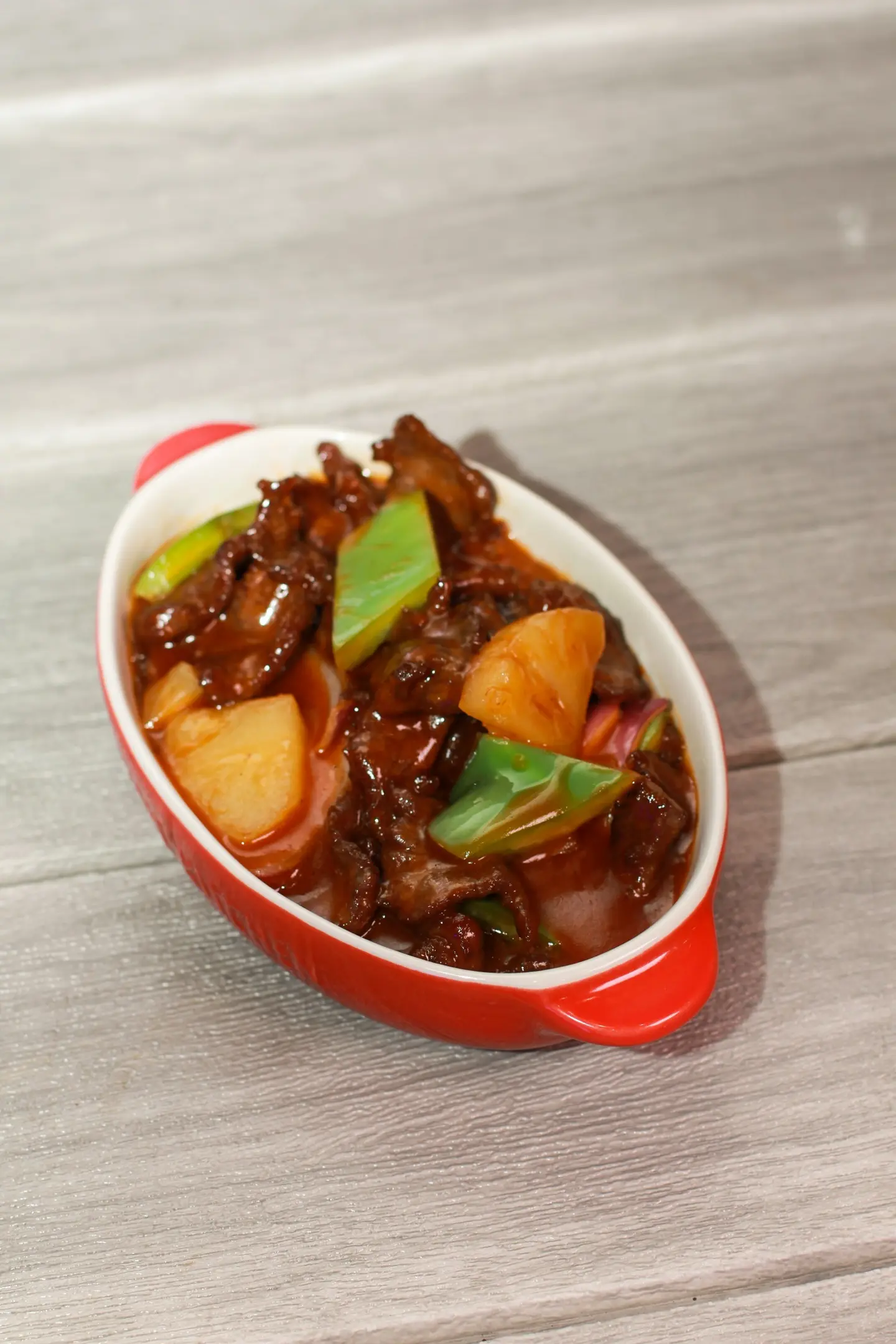 Beef With Sweet And Sour Sauce