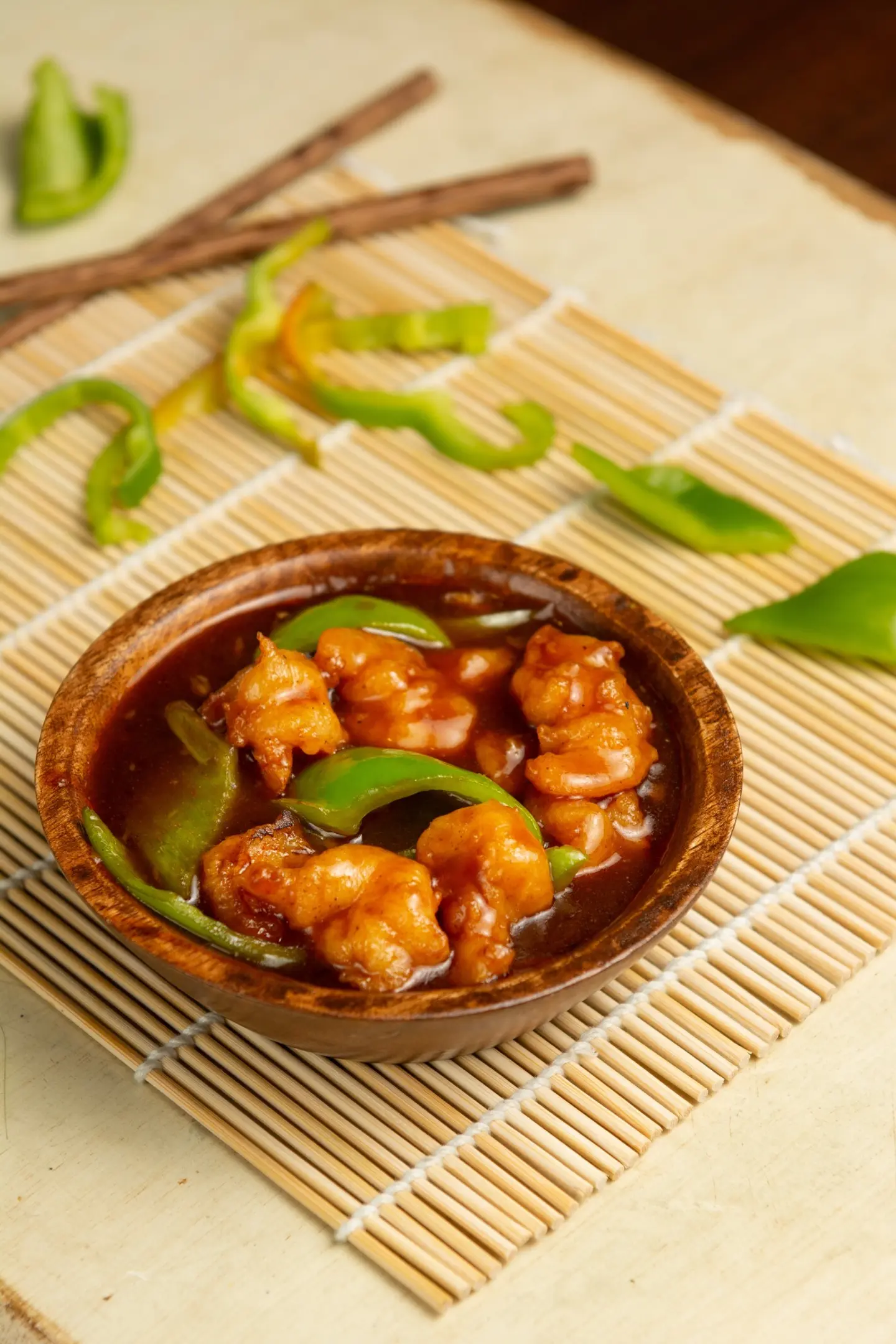Shrimp With Green Pepper