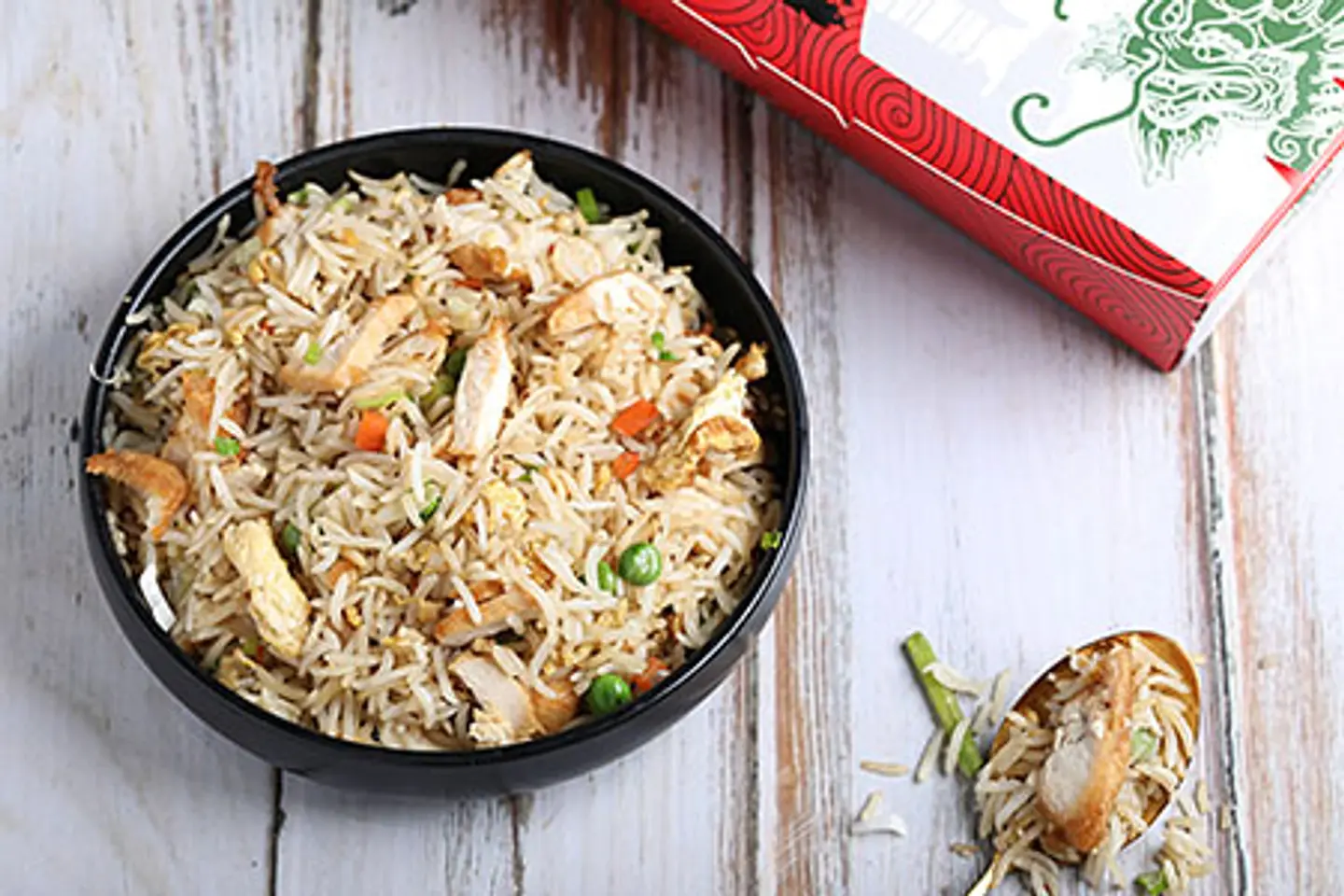Fried Rice With Vegetable And Chicken