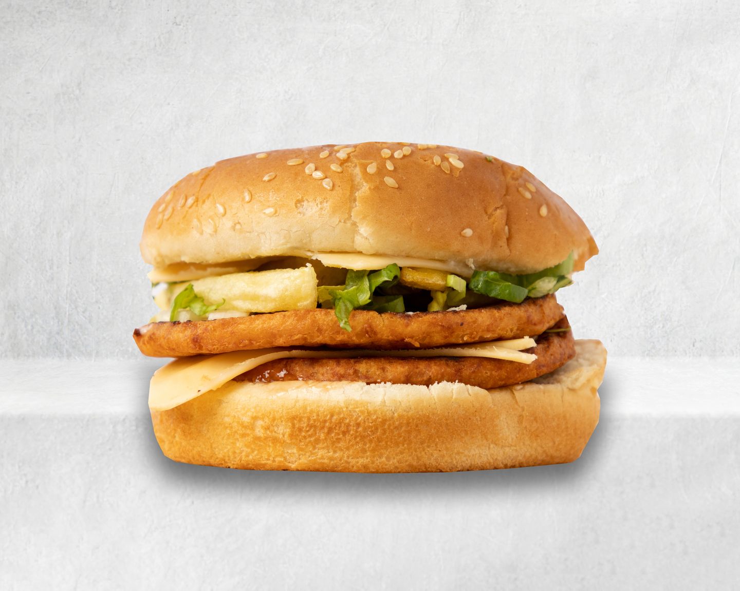 Double Chicken Burger