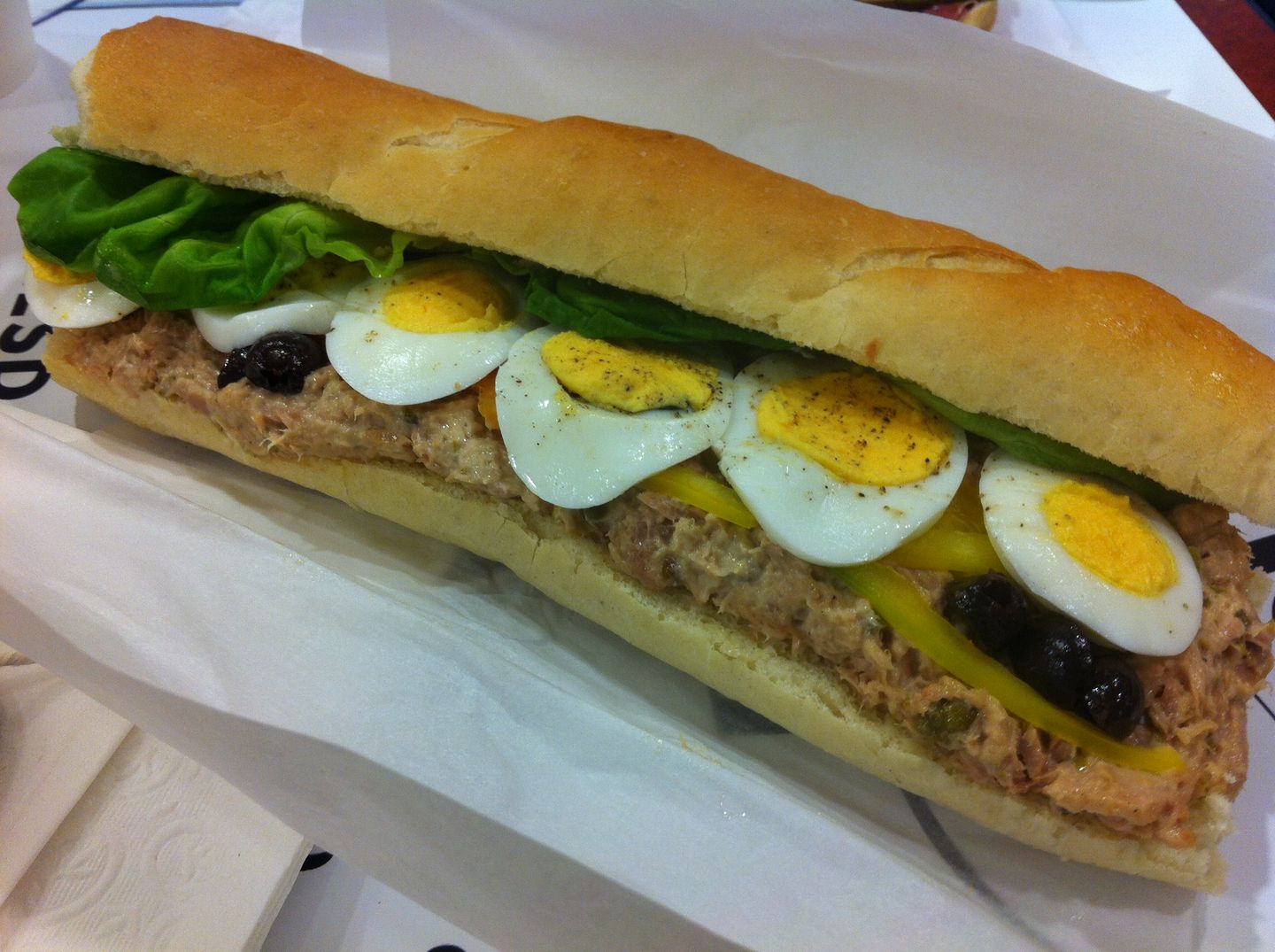 Boiled Egg Sandwich